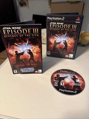 Star Wars: Episode III: Revenge of the Sith (PS2) Tested. CIB. Clean Throughout!