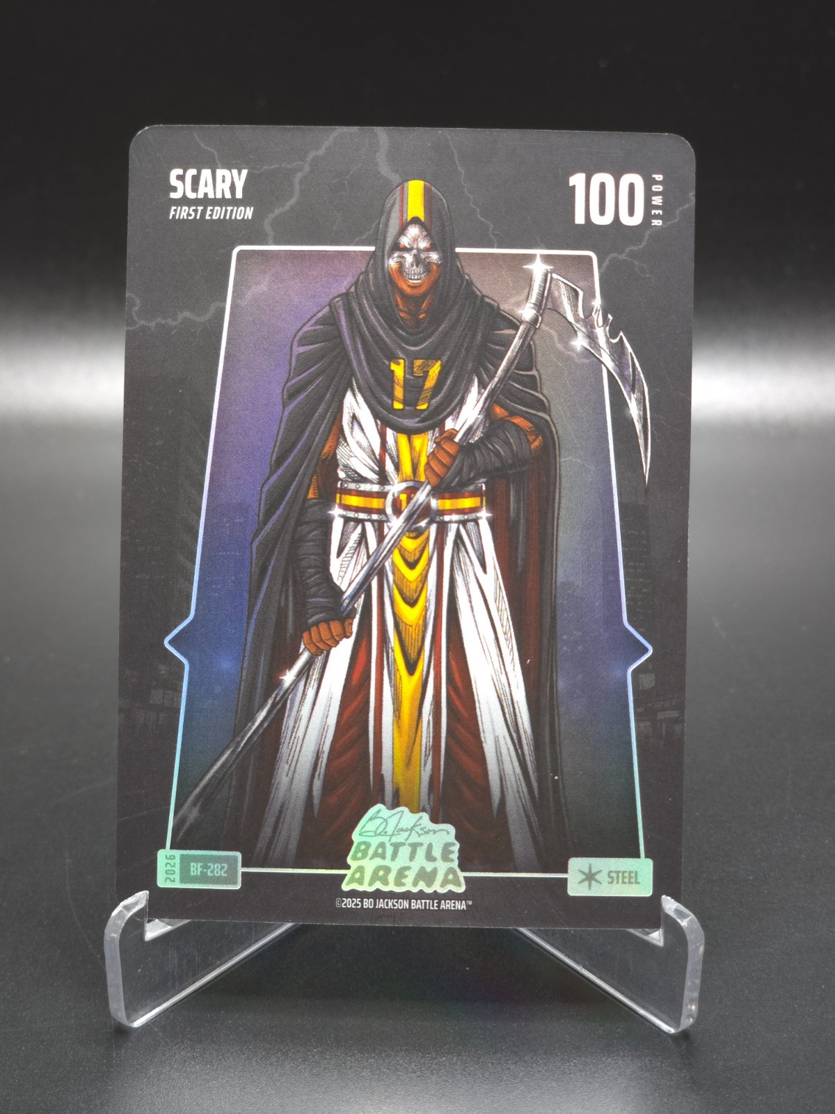 Scary "Terry McLaurin" 2026 Bo Jackson Battle Arena Battlefoil Steel