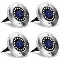 Led AußEnleuchte Solar Gartenleuchte Bodenleuchte 16LED Erdspieß 4Er Masterled