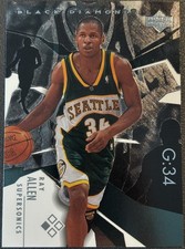 2003-04 Upper Deck Black Diamond Ray Allen #34 Seattle Supersonics Card!