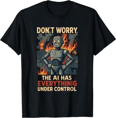 AI Programmer Don t Worry The Robot Has It Covered T-Shirt, Unisex Tee
