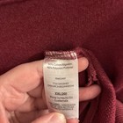 Time And Tru Crewneck Burgundy Sweatshirt Size XXL With Side Slits — photo 3