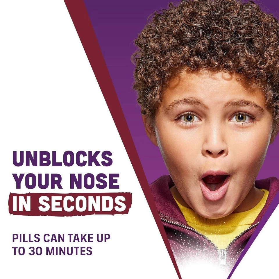 Children's Afrin No Drip Extra Moisturizing 12hr Stuffy Nose Nasal Spray, 0.5oz - Image 4 of 4