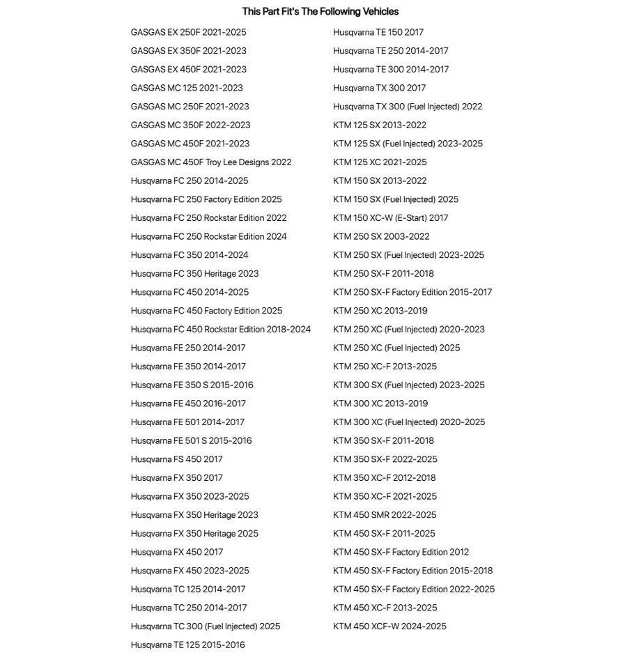 Tusk Rear Motorcycle Steel Braided Brake Line Orange For KTM 125 SX 2013-2024 Foto 2 de 4