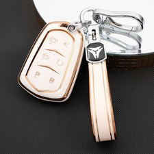 Key Fob Cover For 2015 2016 2017 2018 2019 2020 Cadillac Escalade Remote Case