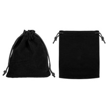 Bluetooth Headphone Bag, 2 Pcs 4.72x3.54 Inch Headset Carrying Pouch Black