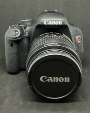 Never Used Canon EOS Rebel T3i Digital Camera Black EFS 18-55mm Lens Padded Case