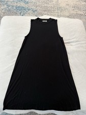 Madewell Women’s Black Sleeveless Dress Size Small E76