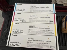 Canon T02 Toner Cartridge CMYK image press C10000VP, C8000VP