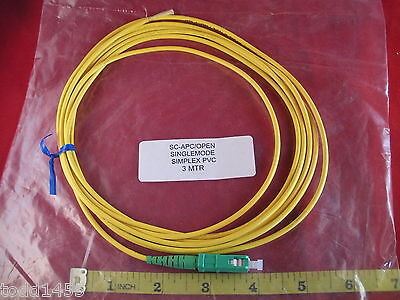 Corning SC-APC Open Singlemode PVC 3M Optical Fiber Cable SMF28E 9/125 3 mtr New