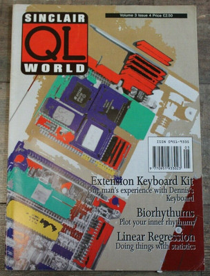 SINCLAIR QL WORLD -- VOLUME 3 ISSUE 4