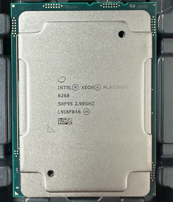 Intel Xeon Platinum 8268 CPU 24 cores 48 threads processor 2.90GHz LGA3647