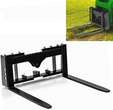 45" Pallet Forks Frame and 42" Forklift Blades Set 4000lbs Capacity Quick Attach