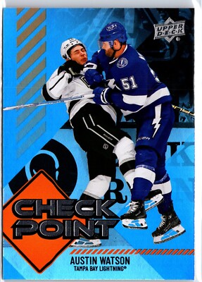 2024-25 Upper Deck Series 1 Austin Watson Check Point #CP-25 Lightning