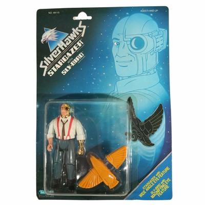 Kenner Silver Hawks / Silverhawks - Stargazer with Sly Bird - MOC