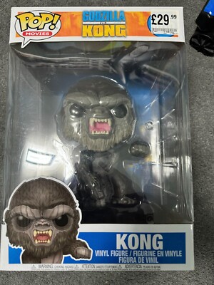 Godzilla vs Kong - King Kong 10'' Super Size Pop Movies Vinyl Figur Funko 1016