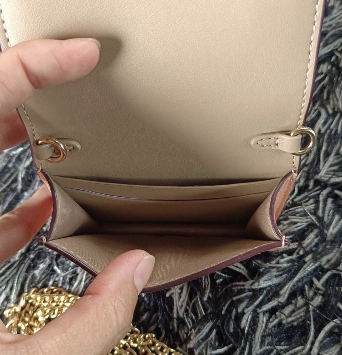 Coach Mini Wallet On Chain Crossbody NWT | eBay