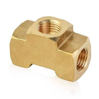 #ad 3 Way Female Brake Line Tee High Pressure 3 16quot; Brass Inverted Flare Tee $16.37