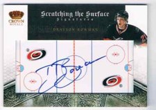 2010-11 CROWN ROYALE SCRATCHING THE SURFACE SIGNATURES DRAYSON BOWMAN AUTO