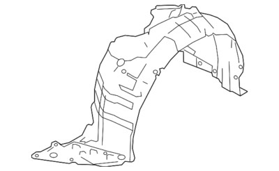 Genuine Nissan Fender Liner 63843-6WK0A