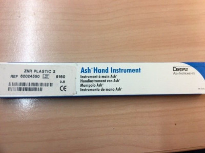 DENTSPLY ASH DENT INSTRUMENT ZNR PLASTIC No.2 DOUBLE END NEW BOXED REF:62024550