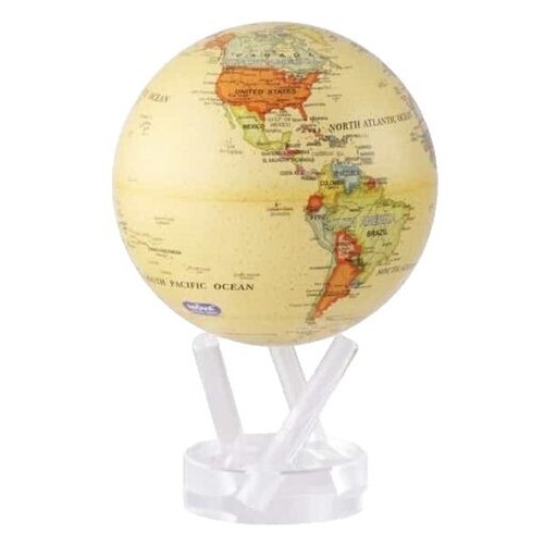 Black Spinning Globe on 4.5 inch black base | eBay