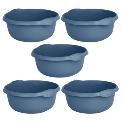 (5er Pack) 28cm Spülschüsseln Küche Aufbewahrung Reinigung Spüle Becken Organizer