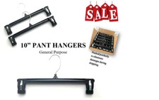 Clothes Hangers - Heavy Duty PANTS Hanger 10" 30 Qty *SALE 50% off (IT#32)
