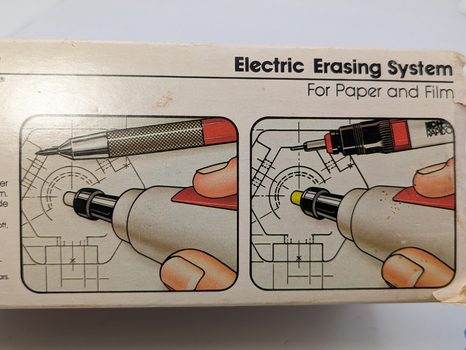 KOHINOOR Electric Eraser Erasing System No. 2800E Rapidograph Lead /Ink eBay