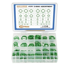 BUSY-CORNER 495 Pieces SAE Metric O Ring Kit with O-Ring Pick & Installation Too
