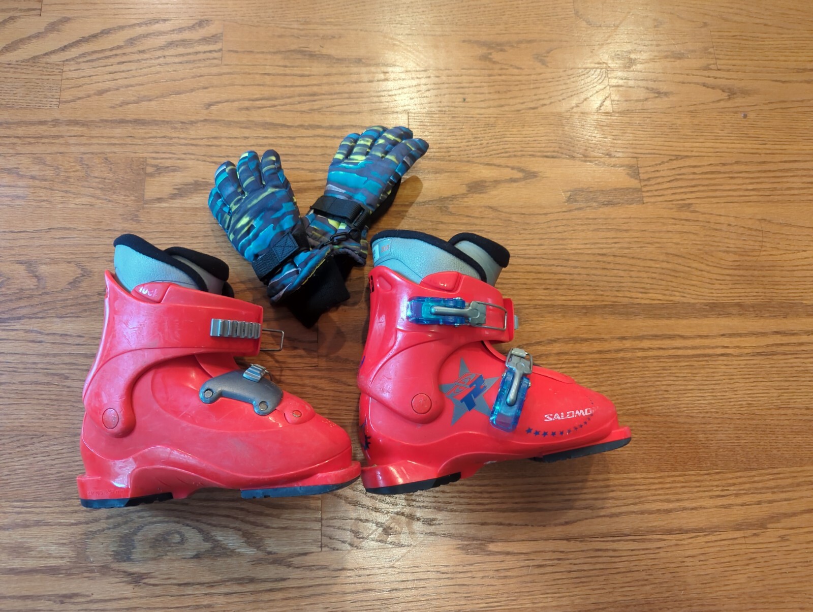 Salomon T2 Youth Kids Ski Boots MONDO Size 20 Red Black for sale online eBay