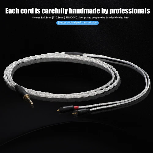 1.2m 2Pin Din OCC Headphone Upgrade Extension Cable For Etymotic ER4P ER4B ER4S - 第 11/14 張圖片