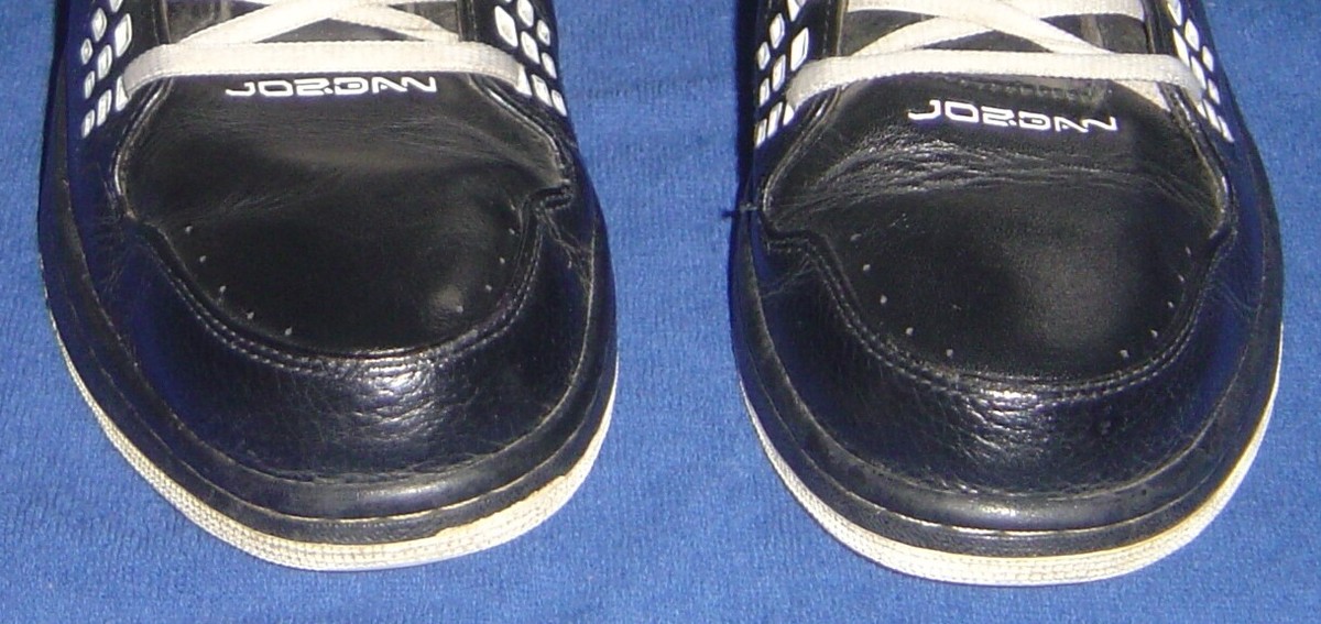 Y2K Nike Air Jordan Flight 1 Shoes Mens Size 13 Basketball Sport 372704-036 Nike Air Jordan 1 Flight Blk-Gray-Red Basketball Sneakers Sz  main image 4