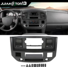 Fit For 06-08 Dodge Ram DASH BEZEL radio climate surround trim 1500 2500 3500