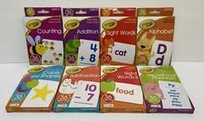 Lot Of 8 Flash Card Sets Preschool Learning Alphabet Phonics Math Homeschooling