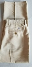 CHAPS GOLF Men Classic Fit Pleated Chino Pant - 34x30 Khaki NEW C17059 72