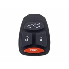 4 Button Remote Key Fob Pad Replacement for Jeep Chrysler Dodge Cheroke