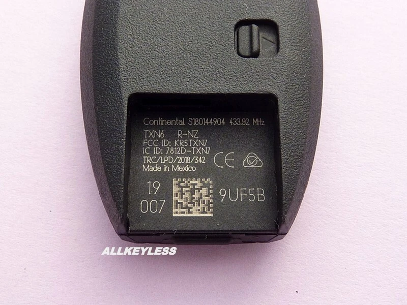 OEM 2019-2023 NISSAN PATHFINDER MURANO inteligente mando a distancia sin llave 285E3-9UF5A Foto 2 de 4