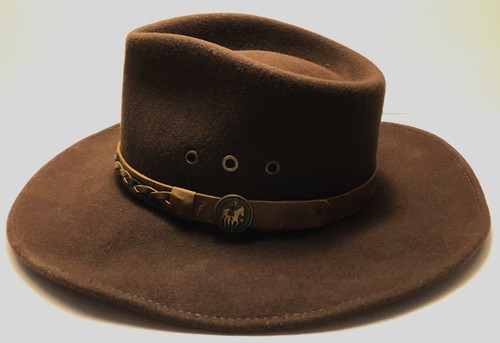 Outback Trading Co. Men’s Cowboy Hat 7 5/8 (XL) Broken Hill Collection Brown NIB - Picture 2 of 16
