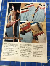 1980s Sexy Men In Underware, Robes  Print Ads...
