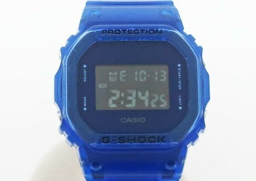 Casio G Shock Dw 5600sb 2jf Clear Blue Color Skeleton Series Near Mint Ebay