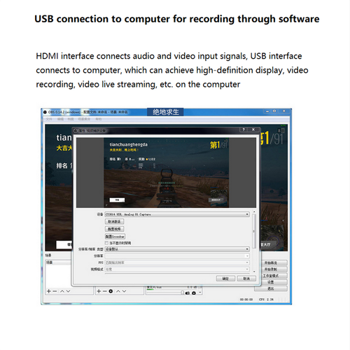 New Video Capture Card HDMI To USB Full HD 1080P Recorder Game/Live Streaming - Afbeelding 8 van 8