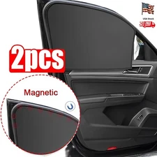 2 PCS Car Sunshade Universal Magnetic Side Window Sunshade UV Protection Privacy