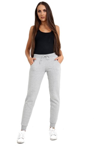 Ladies Jogging Fleece Sports Slim Fit 