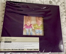 Recollections Scrapbook Album Purple 8" x 8" NEW