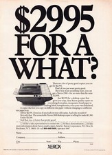XEROX 2300 2600 Copier Rochester New York 1981 Vintage Magazine Print Ad