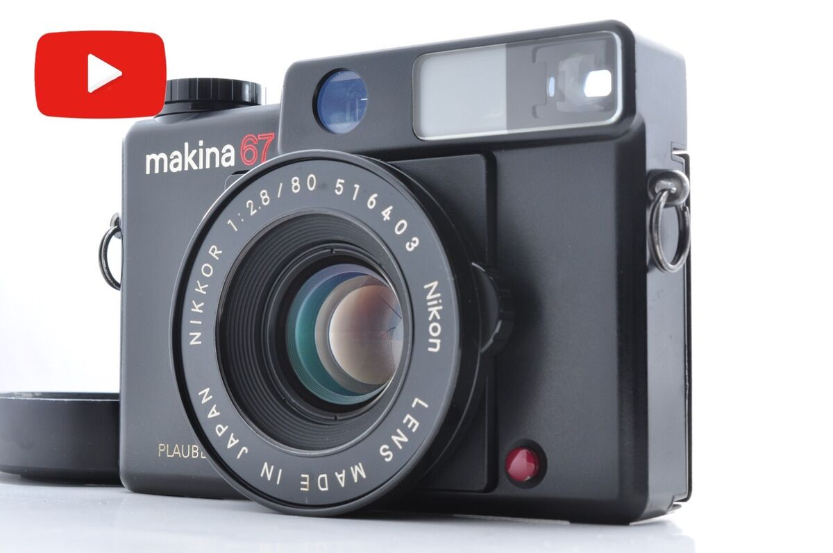 Meter Work Plaubel Makina 67 Film Camera 6x7 w/Hood [N.MINT Meter Work Plaubel Makina 67 Film Camera 6x7 w/Hood [N.MINT