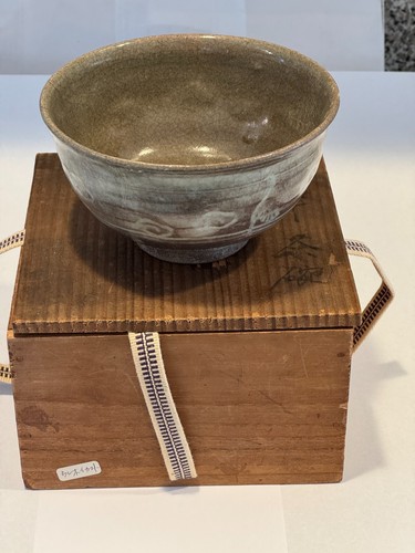 Japanese KARATSU chawan. 1890-1910 with box, nice - Picture 6 of 12