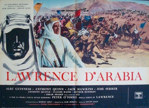 LAWRENCE OF ARABIA Italian 1F movie poster A PETER O'TOOLE DAVID LEAN SHARIF 62