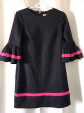 NWOT Eliza J Navy/ Pink Striped Dress Size 4P
